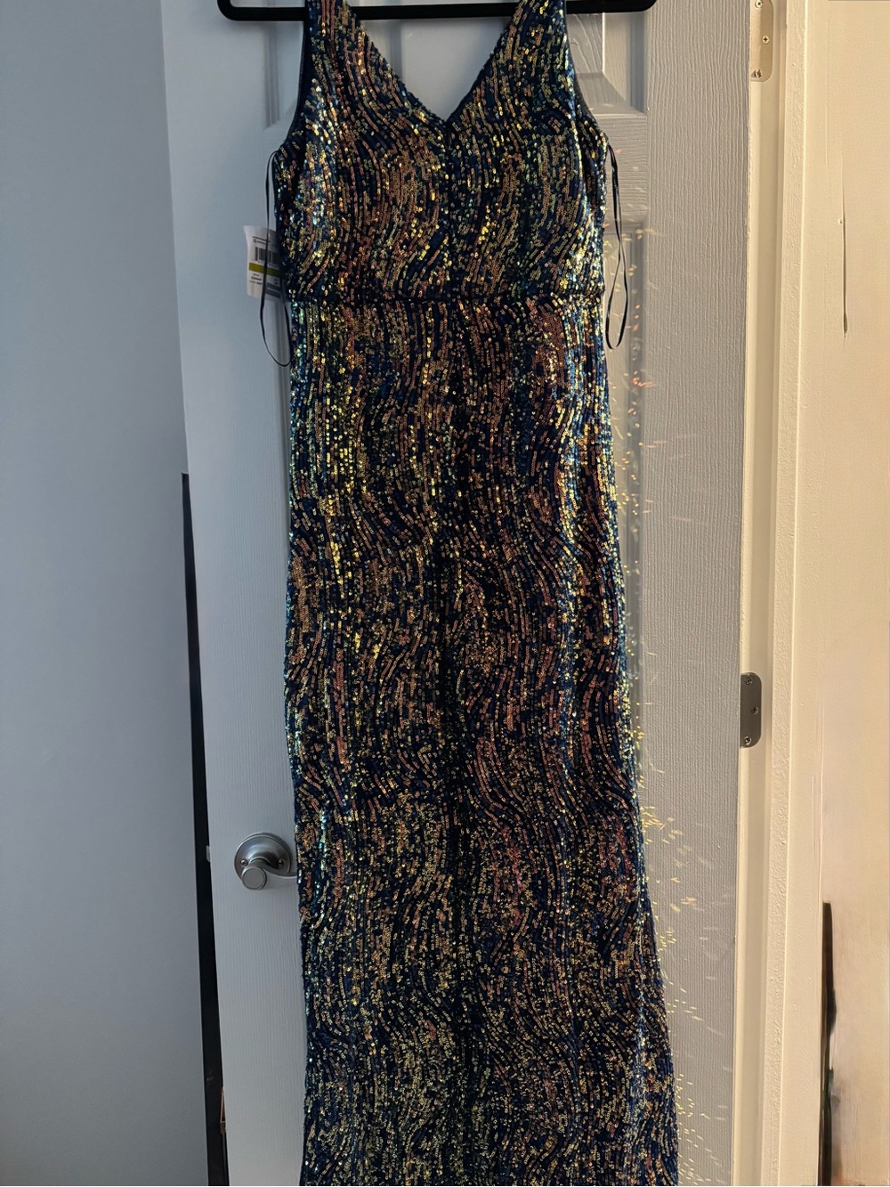 Night Way Collections Multi Sequin Formal Dress